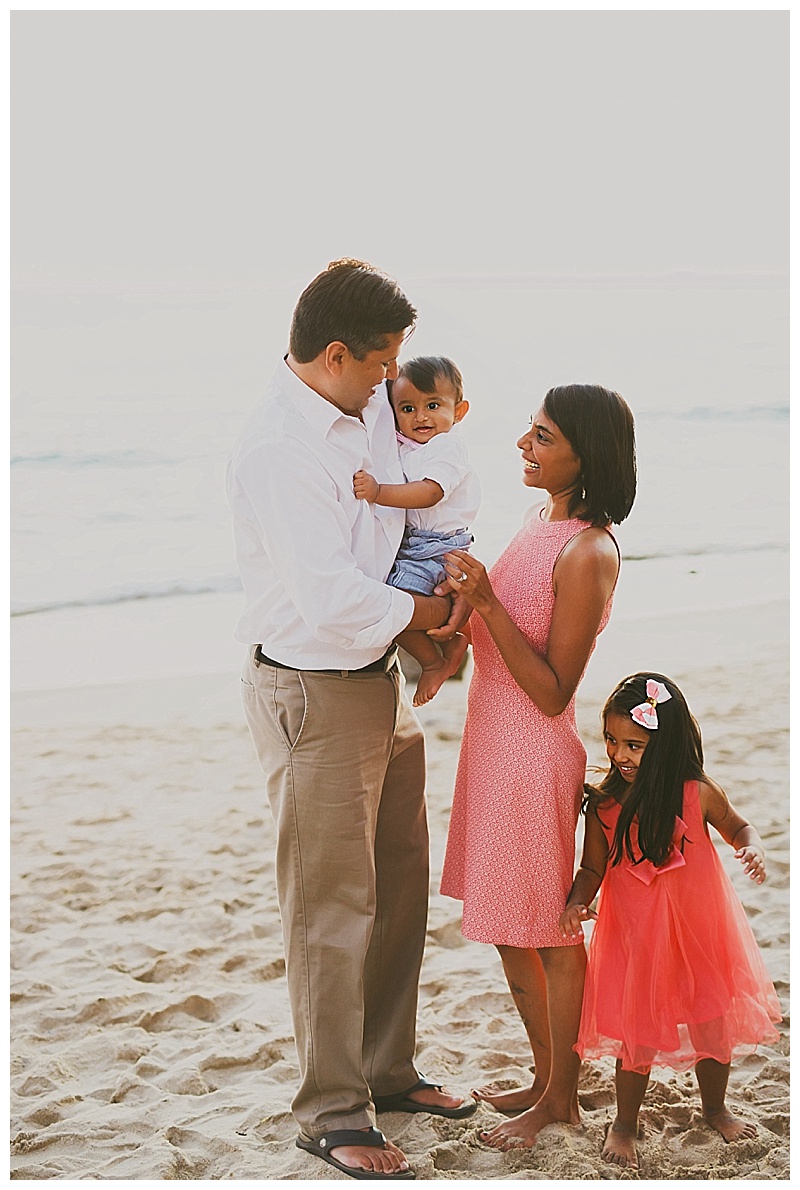 OC family beach session. Playful, natural and true lifestyle family photographer.
